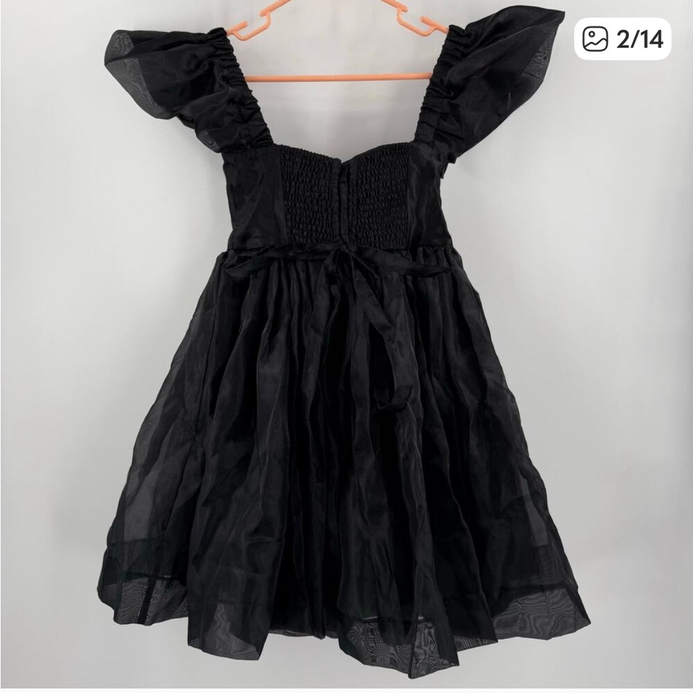 Babydoll corset black dress